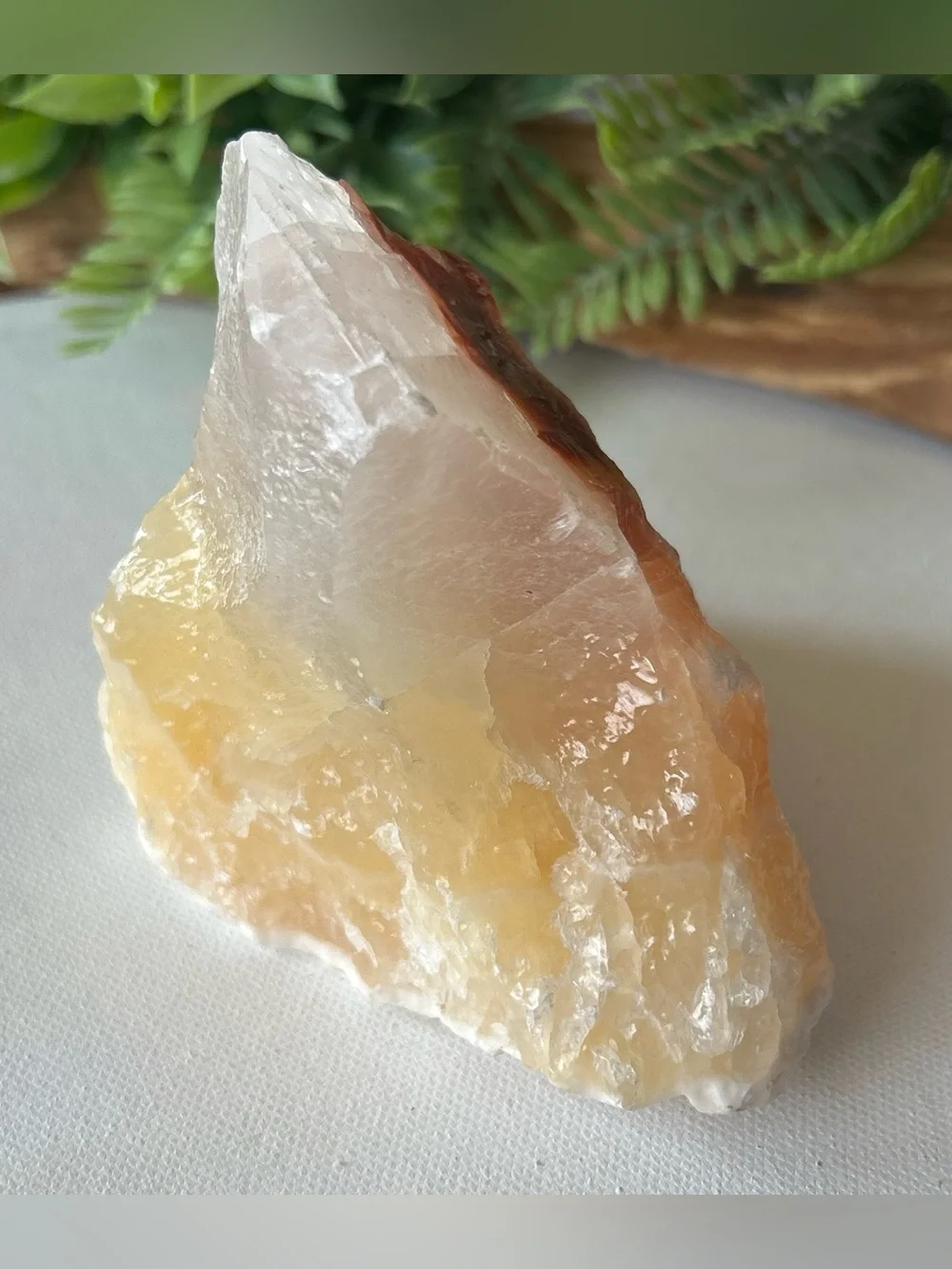 💎 Raw Tri-colored Calcite Specimen Display Stone - Home Accent